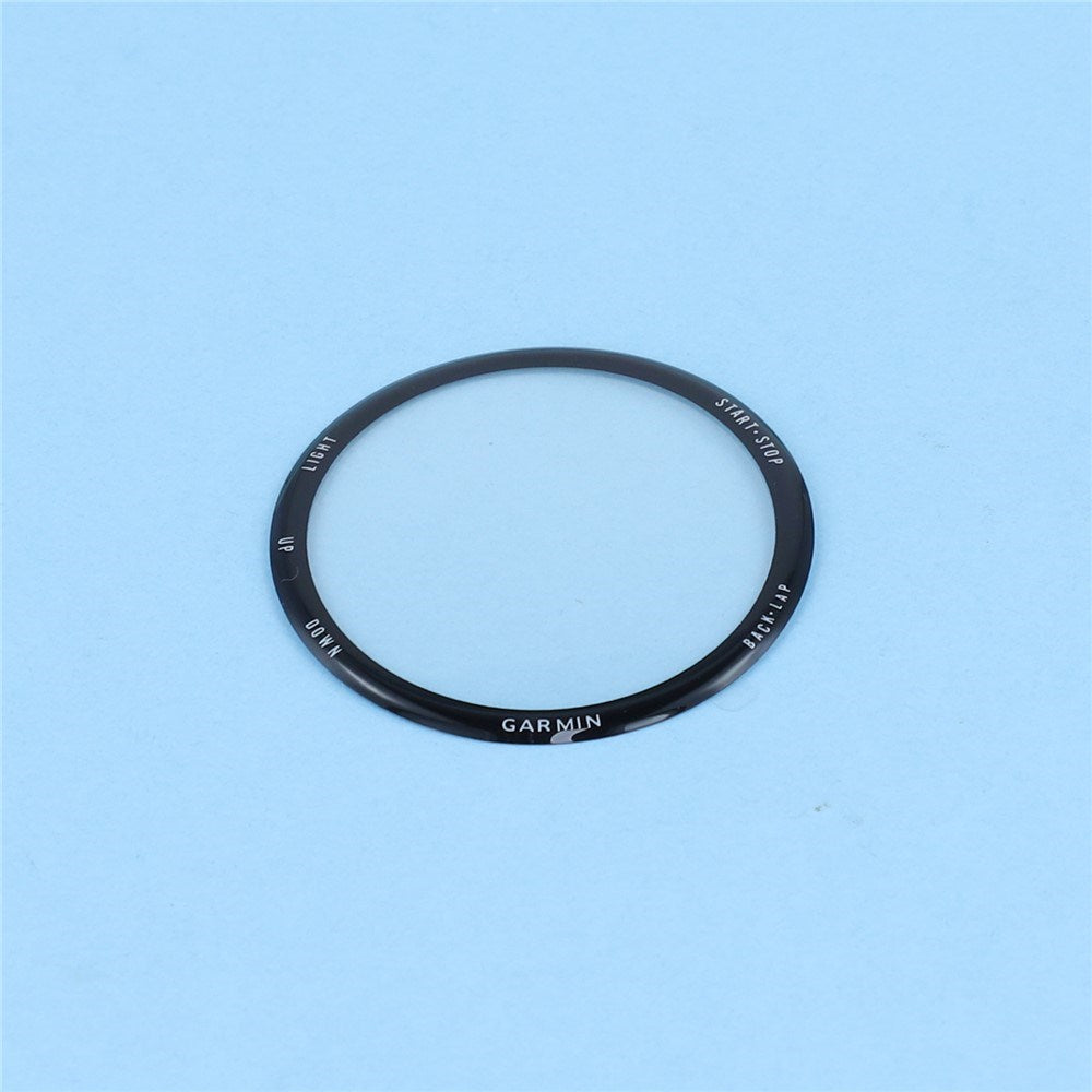 Garmin Forerunner 570 (42mm) Plastik Skærmbeskyttelse - 2 stk. - Gennemsigtig / Sort Kant