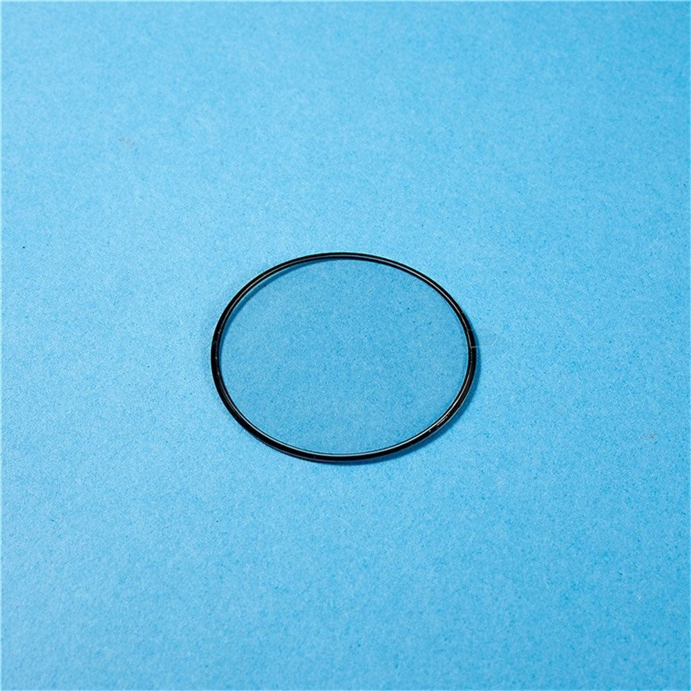 Samsung Galaxy Watch 8 Classic (46mm) Skærmbeskyttelse - Hård Plastik - Gennemsigtig / Sort Kant