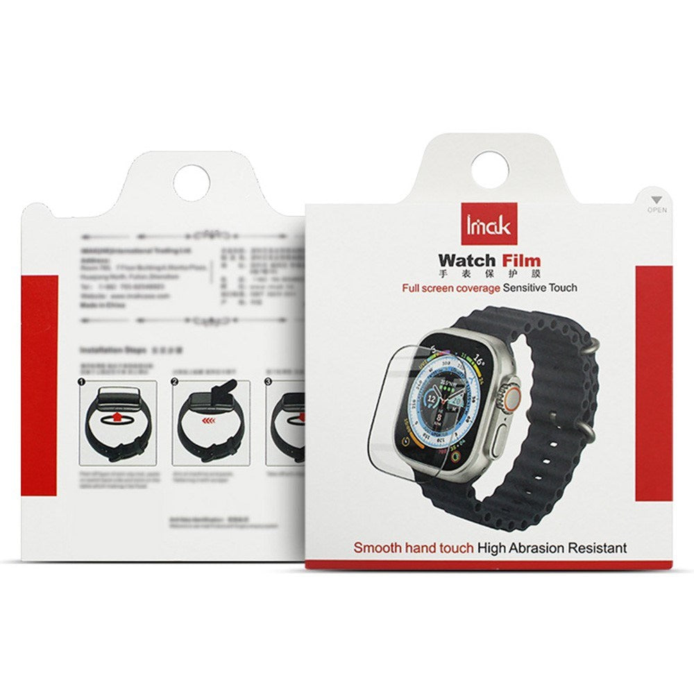 Xiaomi Redmi Watch 6 Active IMAK Skærmfilm - Gennemsigtig / Sort Kant