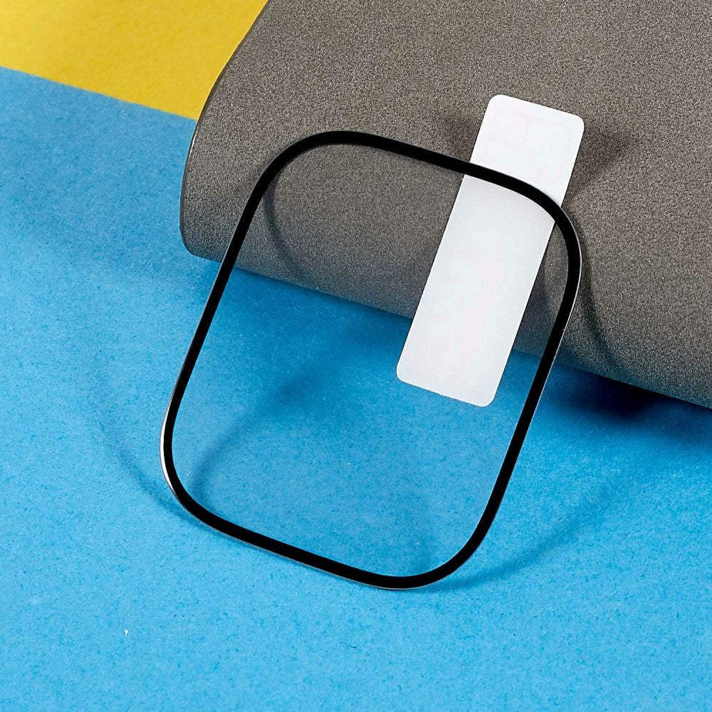 Apple Watch SE/6/5/4 (40mm) Hærdet Glas - Skærmbeskyttelse - Gennemsigtig / Sort Kant