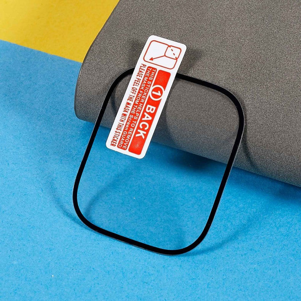 Apple Watch SE/6/5/4 (40mm) Hærdet Glas - Skærmbeskyttelse - Gennemsigtig / Sort Kant