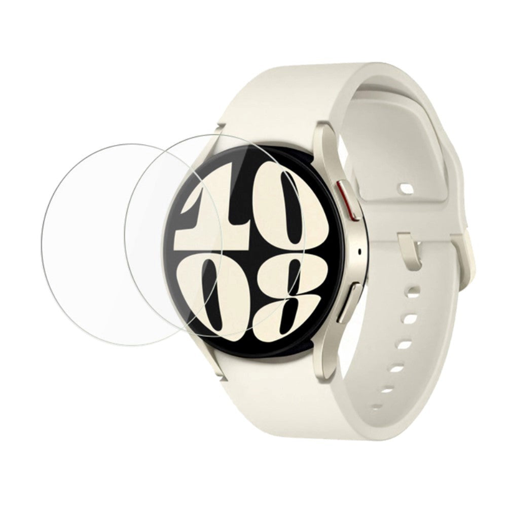 Samsung Galaxy Watch 6 Classic 43 mm Arc Edge skjermbeskytter - herdet glass - 2 pakke - Gjennomsiktig