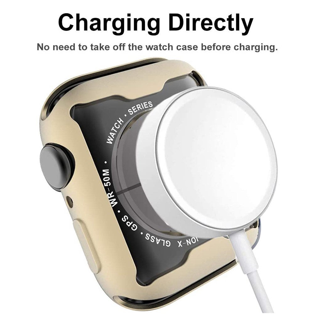 Apple Watch Ultra 3 / 2 / 1 (49mm) Plast Cover m. Skærmbeskyttelse - Guld