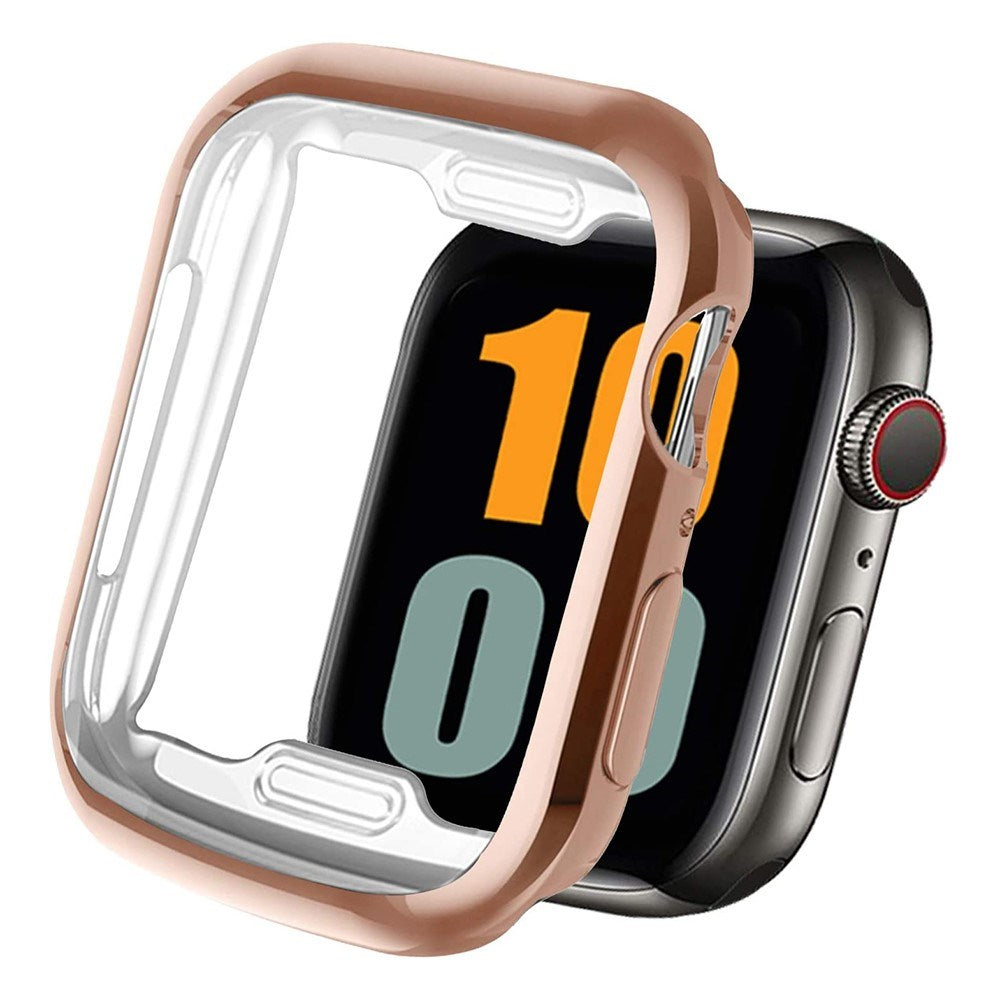 Apple Watch Ultra 3 / 2 / 1 (49mm) Plast Cover m. Skærmbeskyttelse - Rose Gold