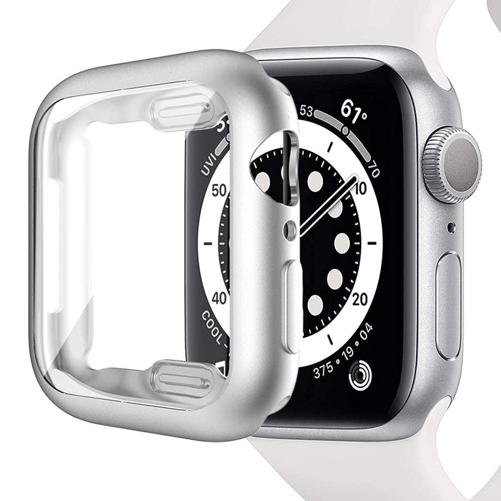 Apple Watch Ultra 3 / 2 / 1 (49mm) Plast Cover m. Skærmbeskyttelse - Sølv