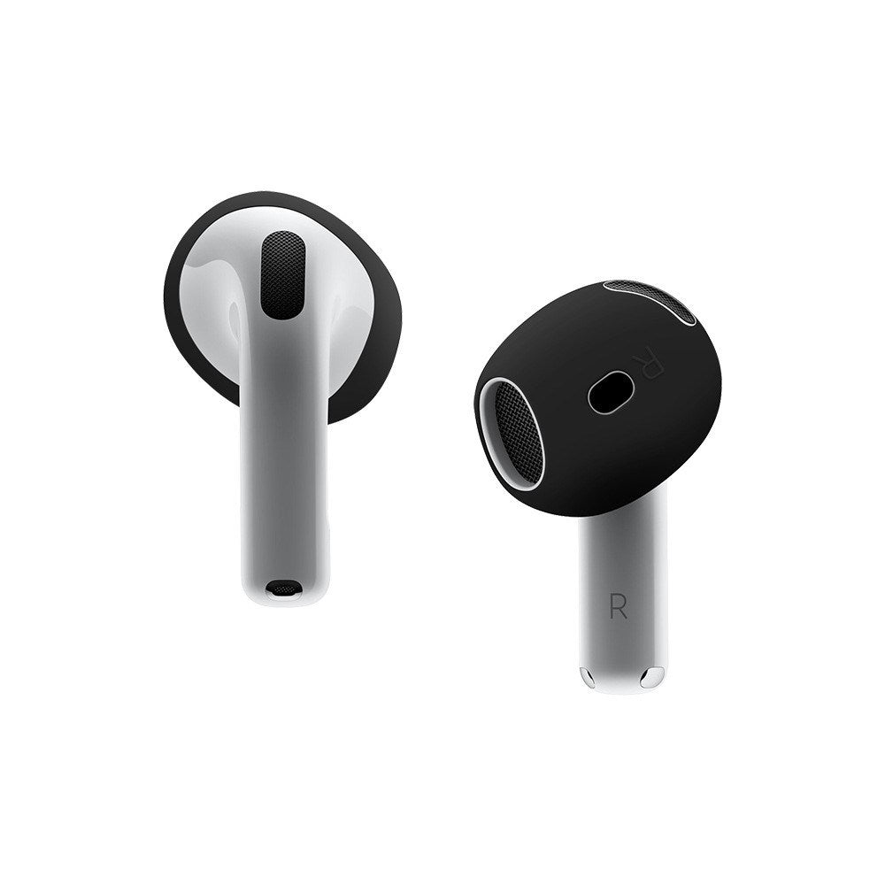 Silikone Cover - Apple AirPods (4. gen.) Ørepropper - Sort