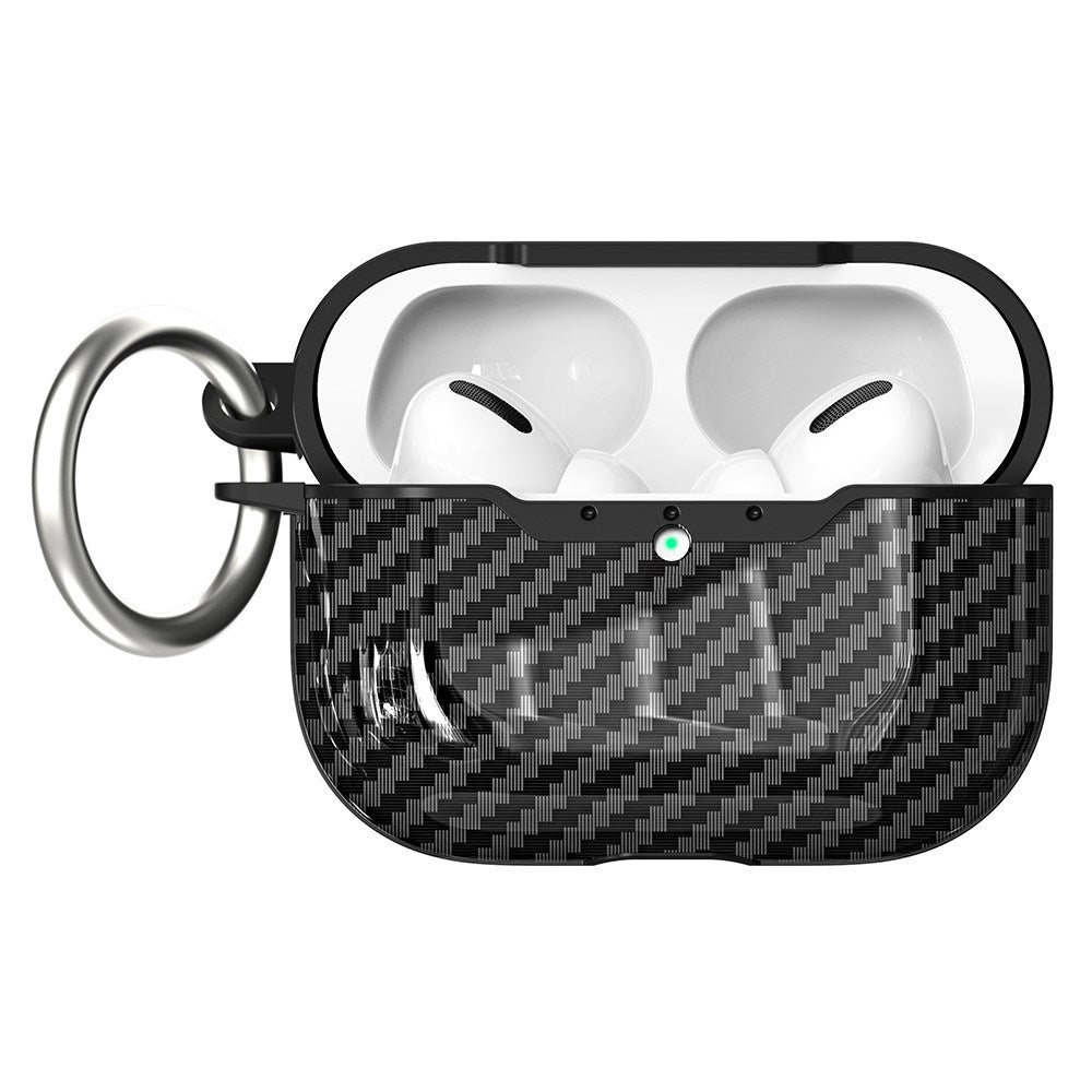 Carbon Plast Cover til Apple AirPods Pro (3. gen.) - Grøn