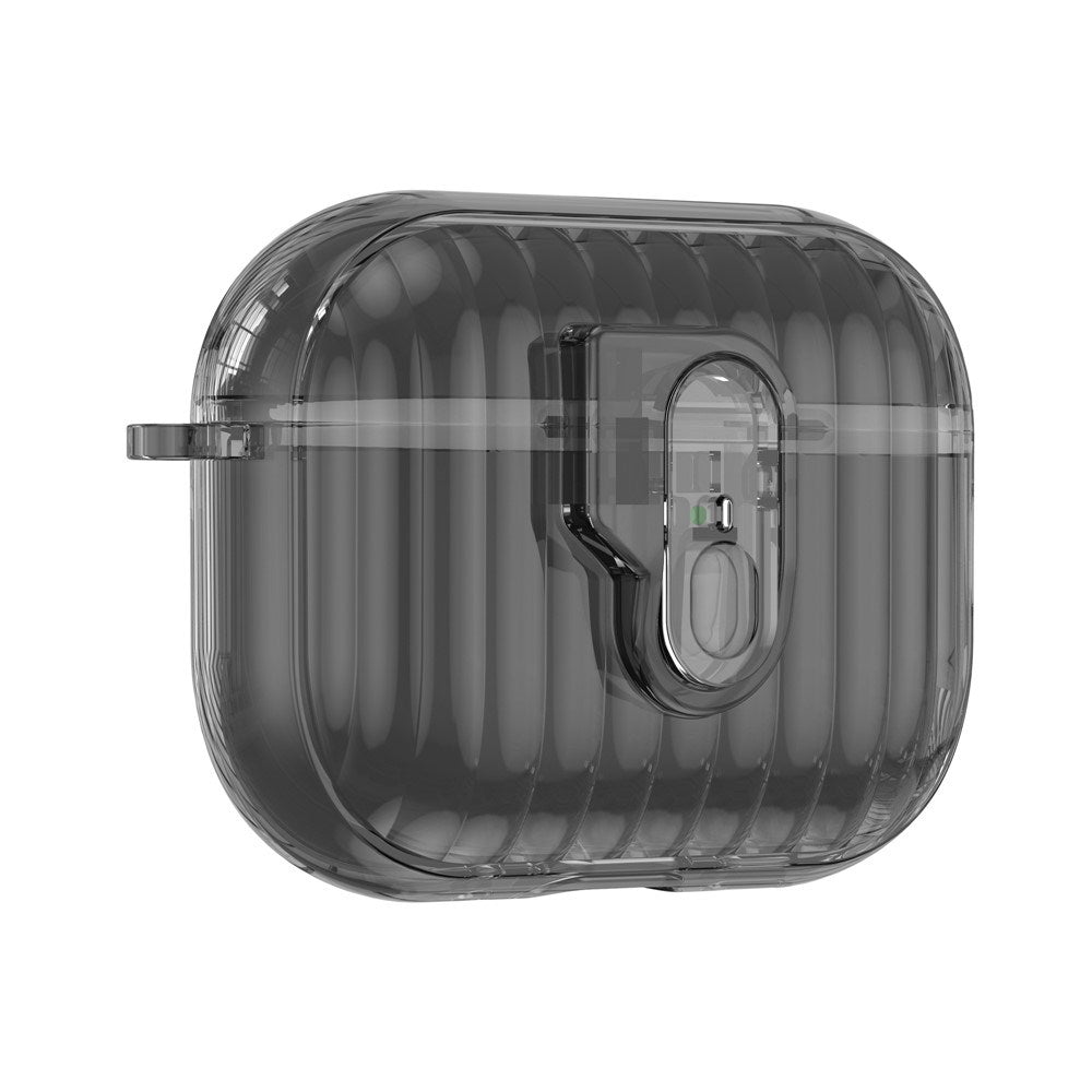 Apple AirPods Pro (3. gen.) Plast Cover - Gennemsigtig / Sort