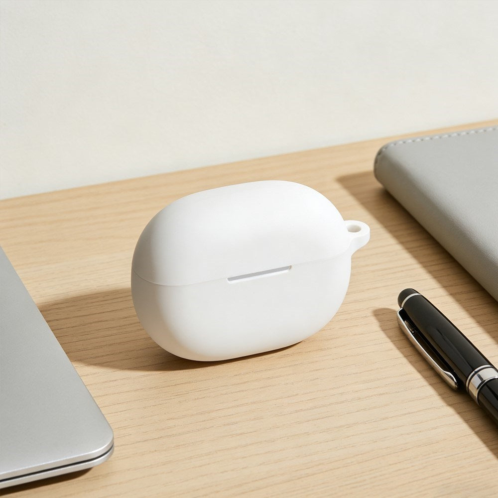 Huawei FreeBuds Pro 5 Silikone Cover - Karabinhage - Hvid