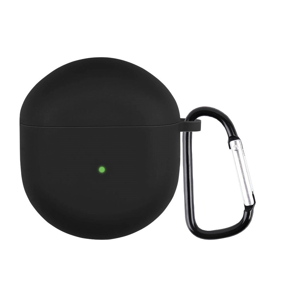 OnePlus Buds silikondeksel med karabinkrok - Svart