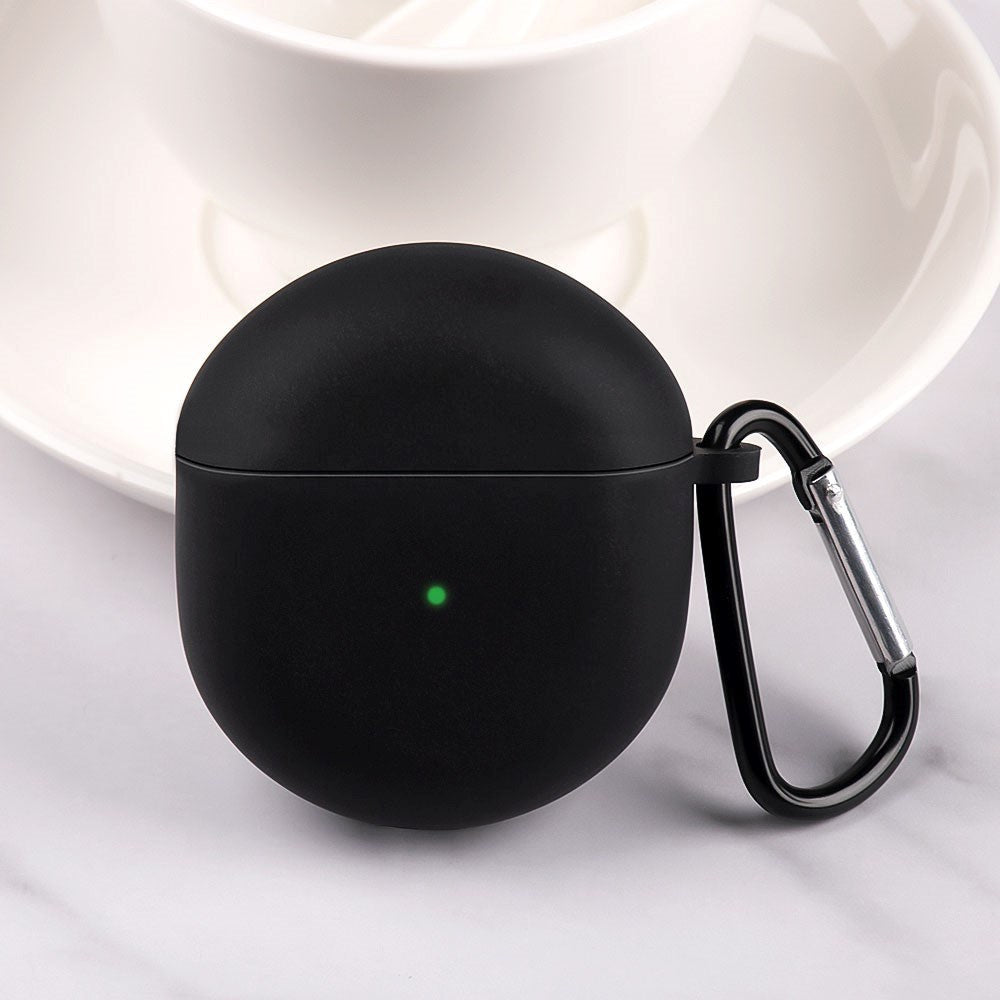 OnePlus Buds silikondeksel med karabinkrok - Rød