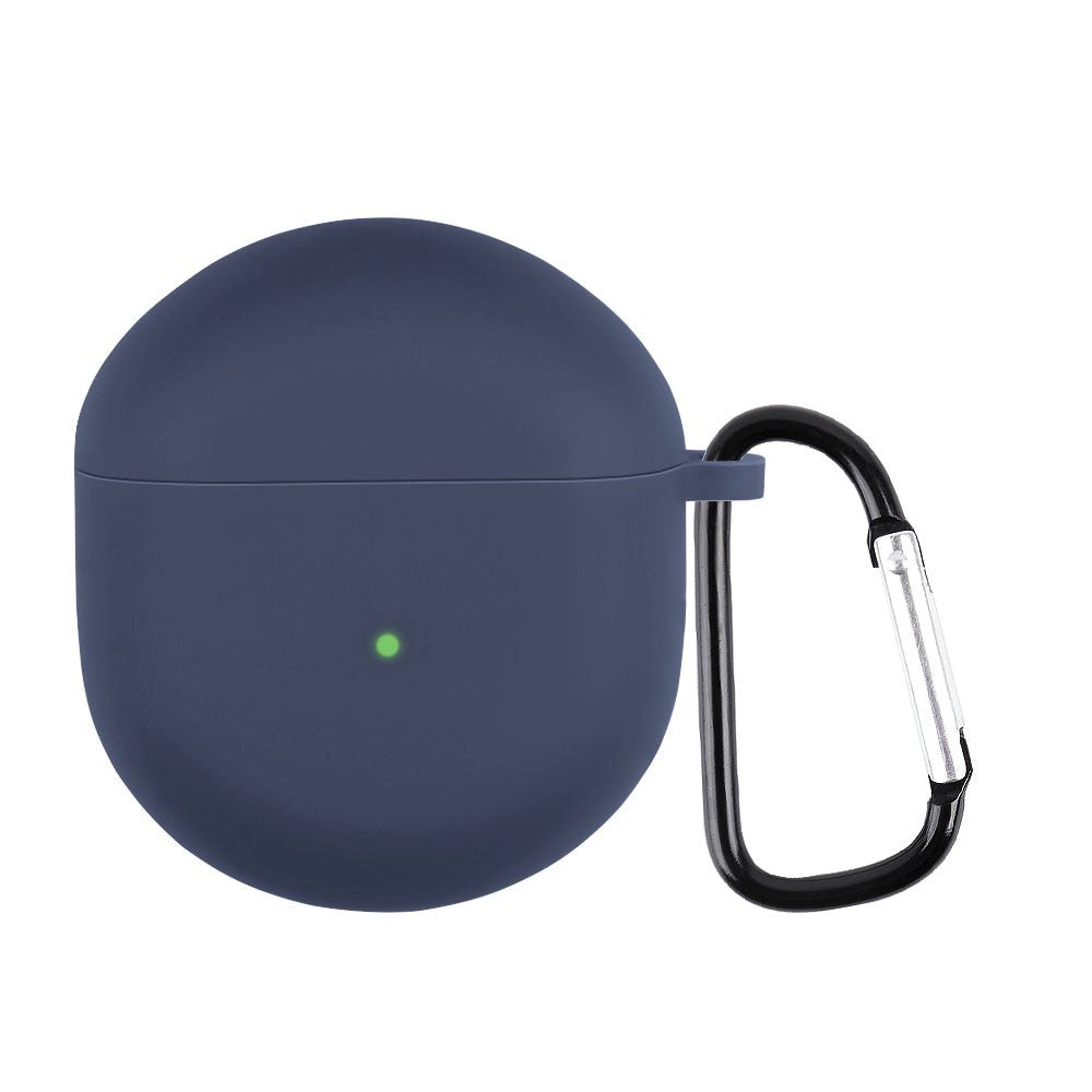 OnePlus Buds silikondeksel med karabinkrok - Blå