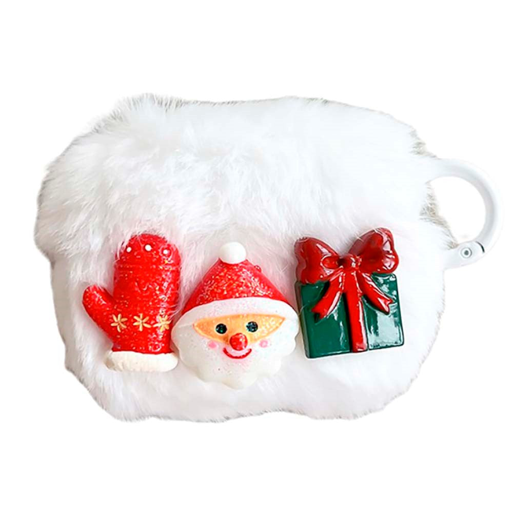 Apple AirPods Pro (1. gen.) Fleksibelt juledeksel i plast m. Ulltrekk - Julefigurer - Hvit