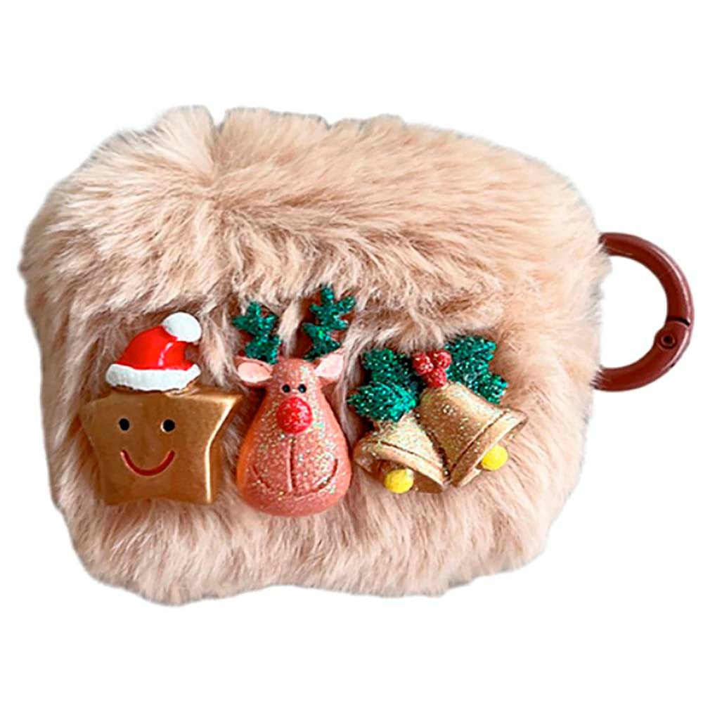 Apple AirPods Pro (1. gen.) Fleksibelt juledeksel i plast m. Ulltrekk - Julefigurer - Brun