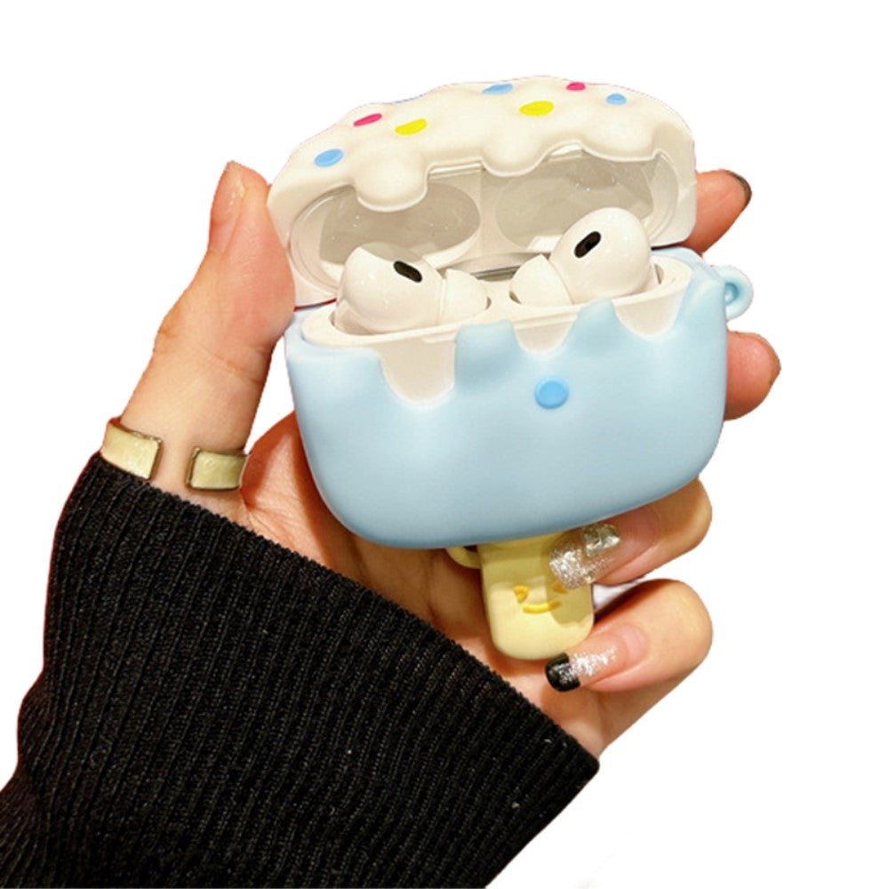 Apple AirPods Pro (1. og 2. generasjon) Silikondeksel m. Karabinkrok - Er Design