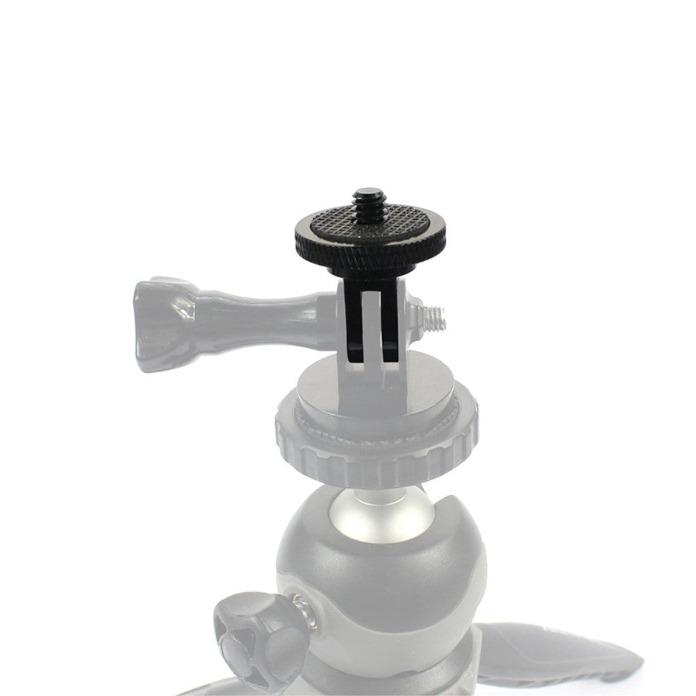 GoPro Hero 9 / 10 Adapter for Tri Pod-montering i aluminium - svart