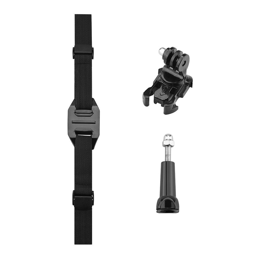 GoPro 4 - 11 Cykelhjelm Strop med holder - Sort