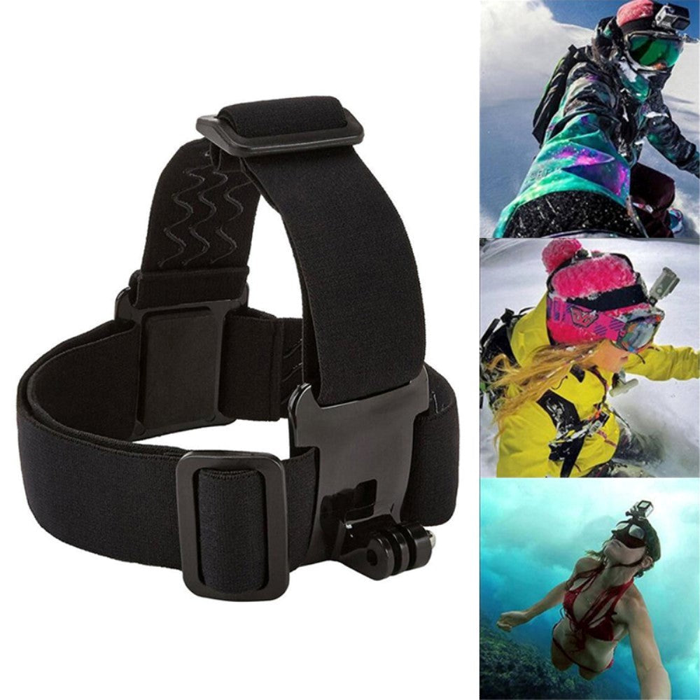 GoPro Hero Elastic Hodestropp - Svart