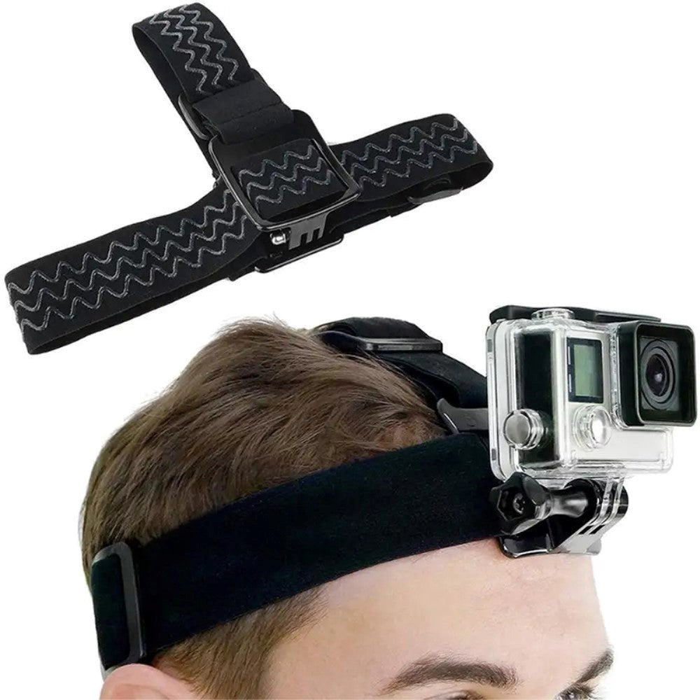 GoPro Hero Elastic Hodestropp - Svart