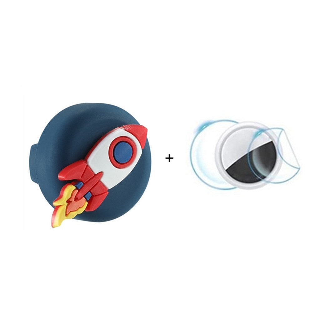 Apple AirTag silikonholder for sko m. Motiv - Rakett