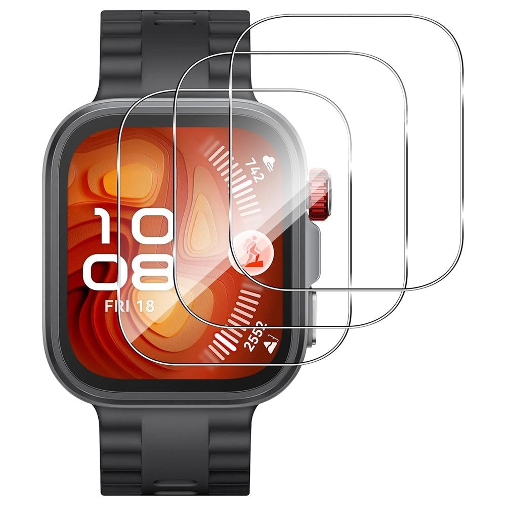Huawei Watch Fit 4 Pro Skærmbeskyttelsesfilm - 3 stk - Gennemsigtig