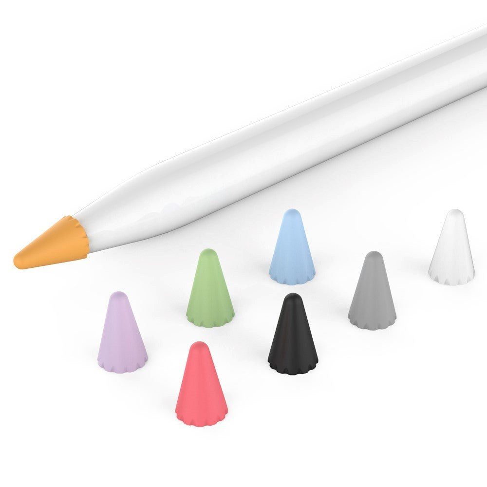 Apple Pencil 1 & 2nd Gen Pen Tip Cover 8 stk. i flere farger