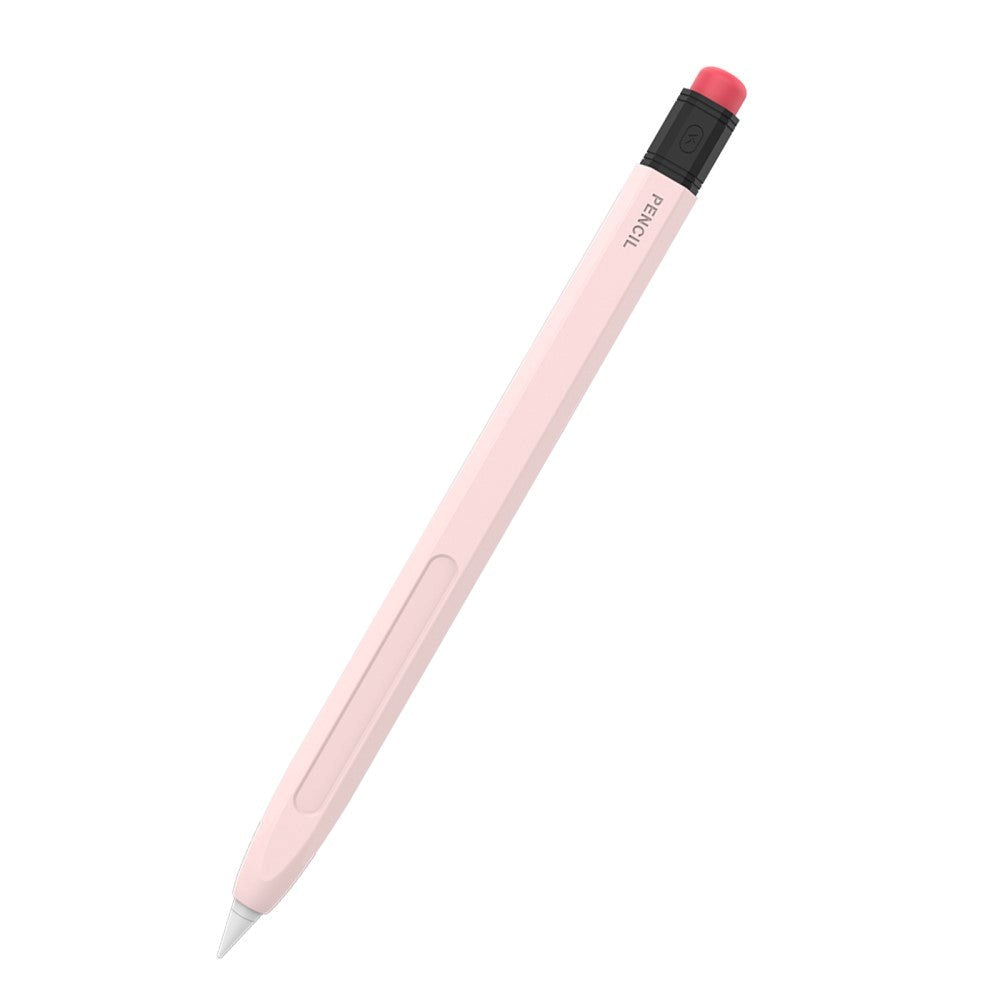 Apple Pencil 1st Gen. Fleksibelt Silikon Pencil Cover - Rosa