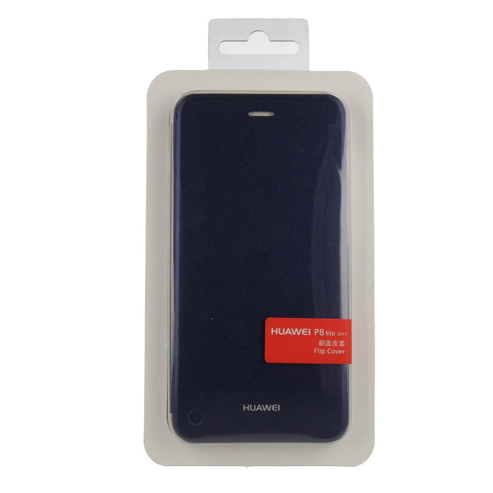 Original Huawei Honor 8 Lite Flip Cover Case Dark Blue