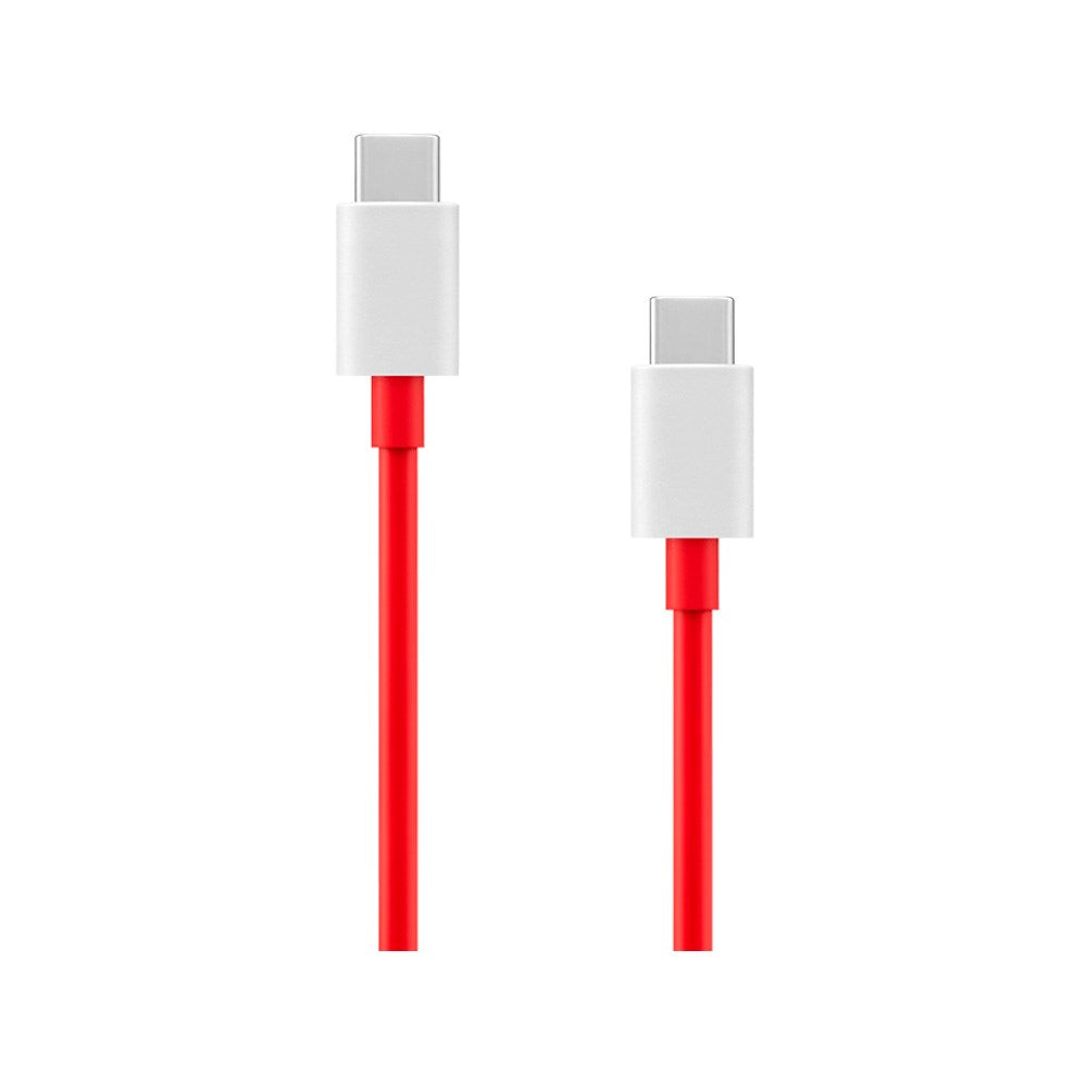 Vegglader etc. USB-C til USB-C-kabel - OnePlus - 120W - USB-C / USB-A - Hvit