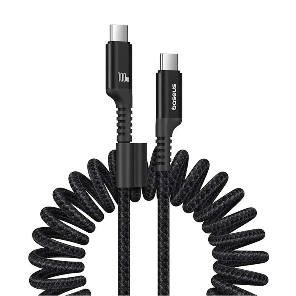 Baseus USB-C til USB-C Kabel - Fish-Eye - 100W - 1m - Sort