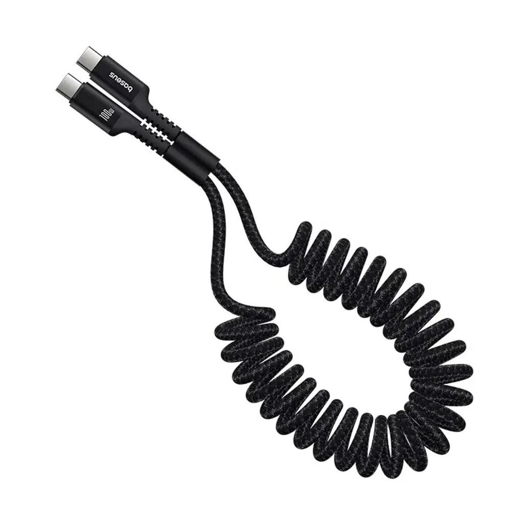 Baseus USB-C til USB-C Kabel - Fish-Eye - 100W - 1m - Sort