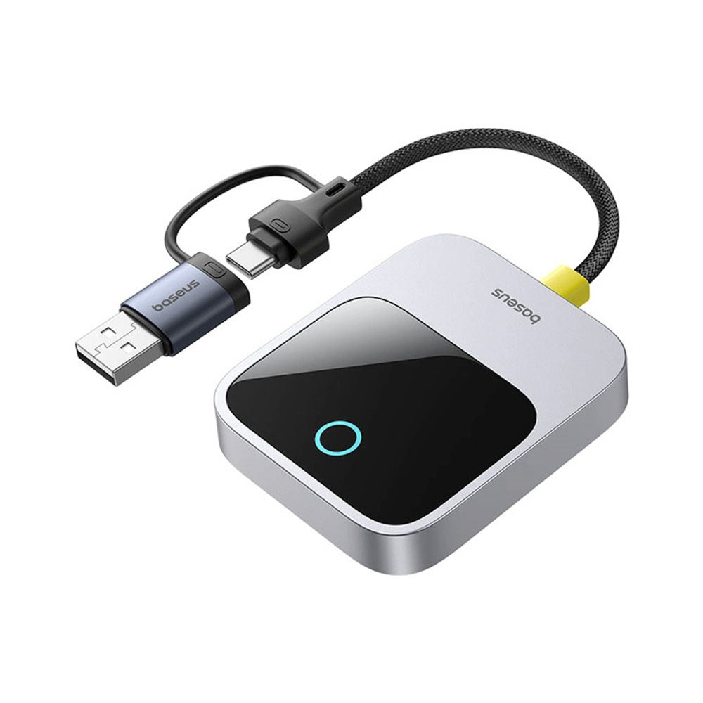Baseus Trådløs Apple CarPlay Adapter - Grå