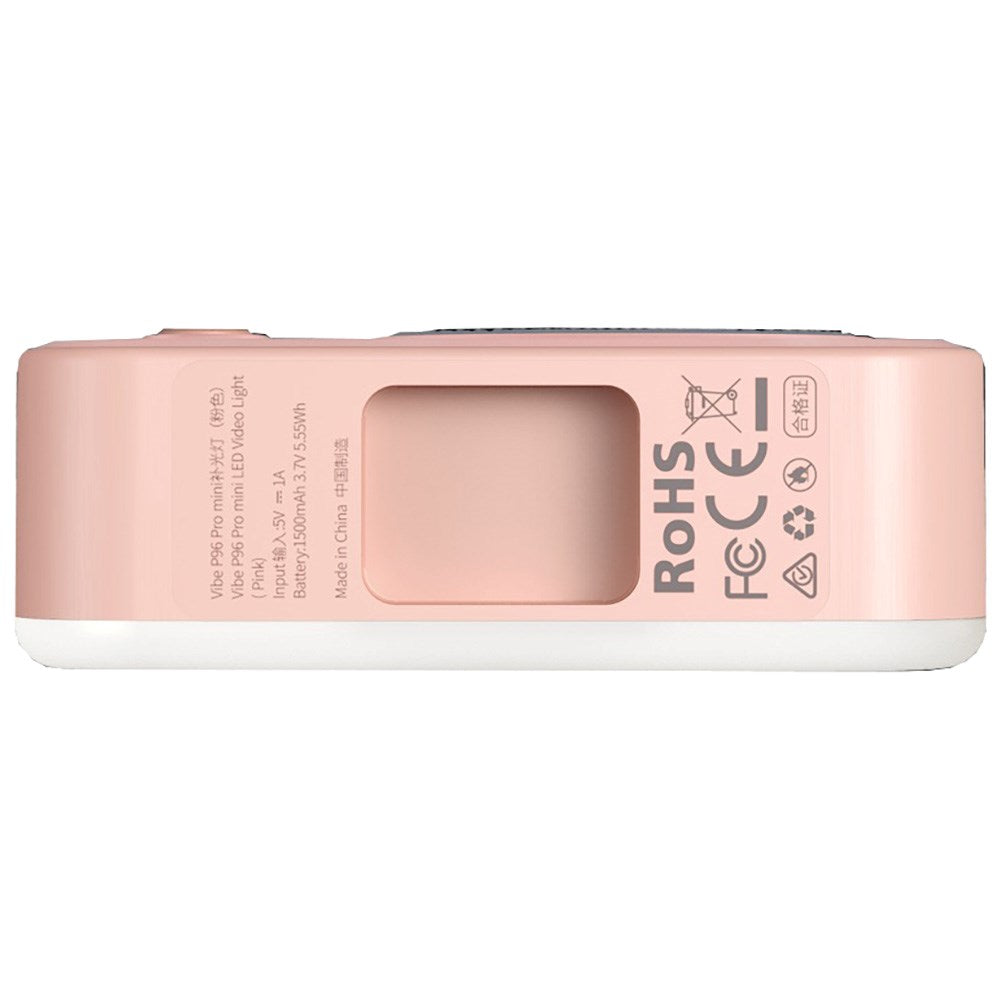 SmallRig 4786 Vibe P96 Pro Mini (RGB) LED-videolys - rosa