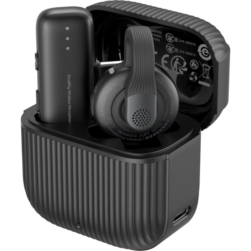 SmallRig 5718 Trådløs Mikrofon inkl. USB-C Adapter - Sort
