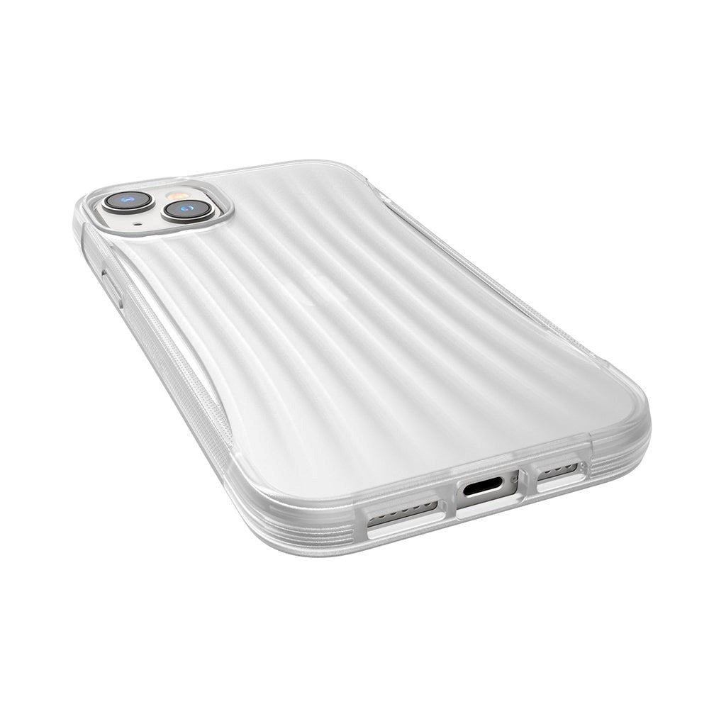 iPhone 14 Raptic Clutch Series Bagside Håndværker Cover - Mat Gennemsigtig