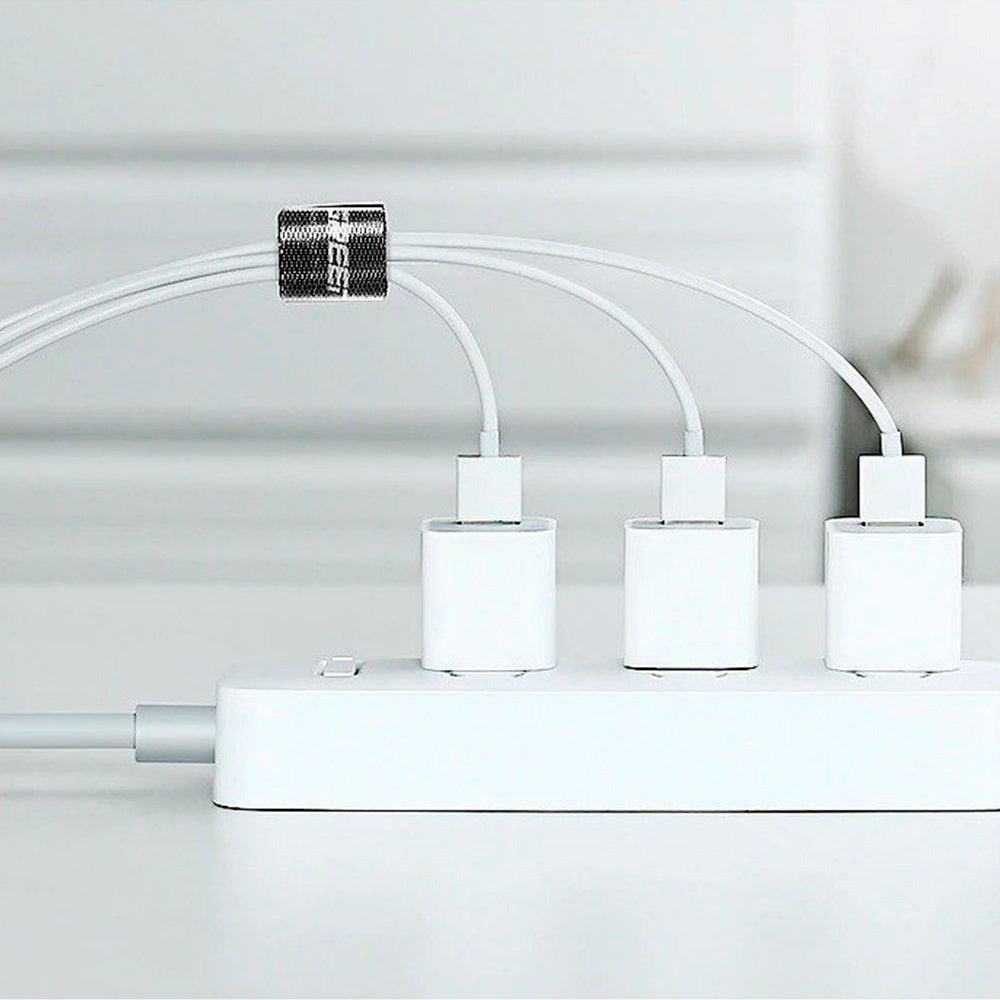 Ugreen borrelås Cable Organizer 5m - Svart