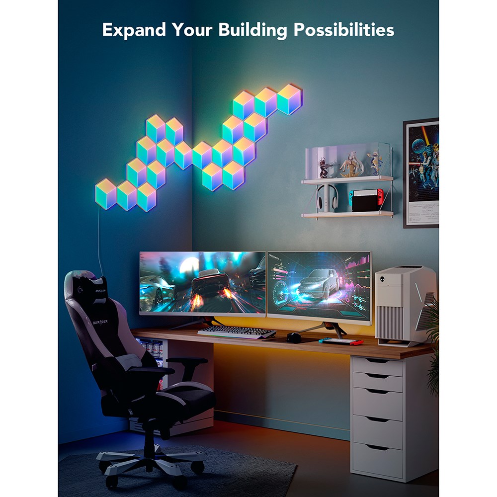 Govee Glide Hexa Pro Light Panels - 10 stk. - Hvit
