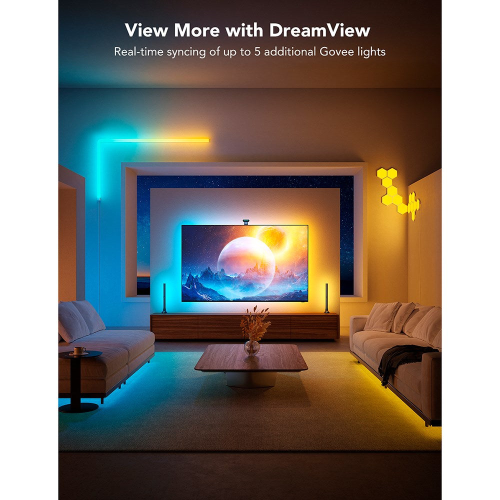 Govee TV Envisual Backlight T2 med doble kameraer - 75 - 85" - Svart