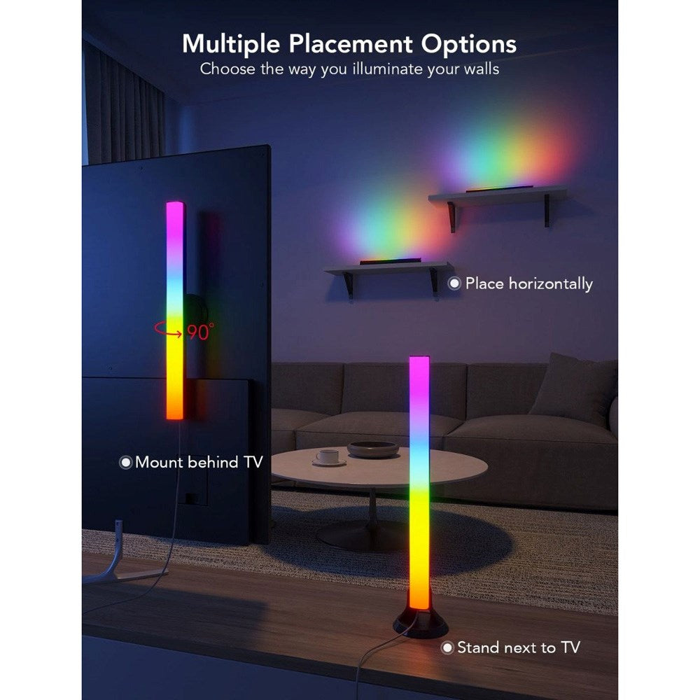 Govee Flow Plus TV-lysbjelker for 40 - 70" - Svart