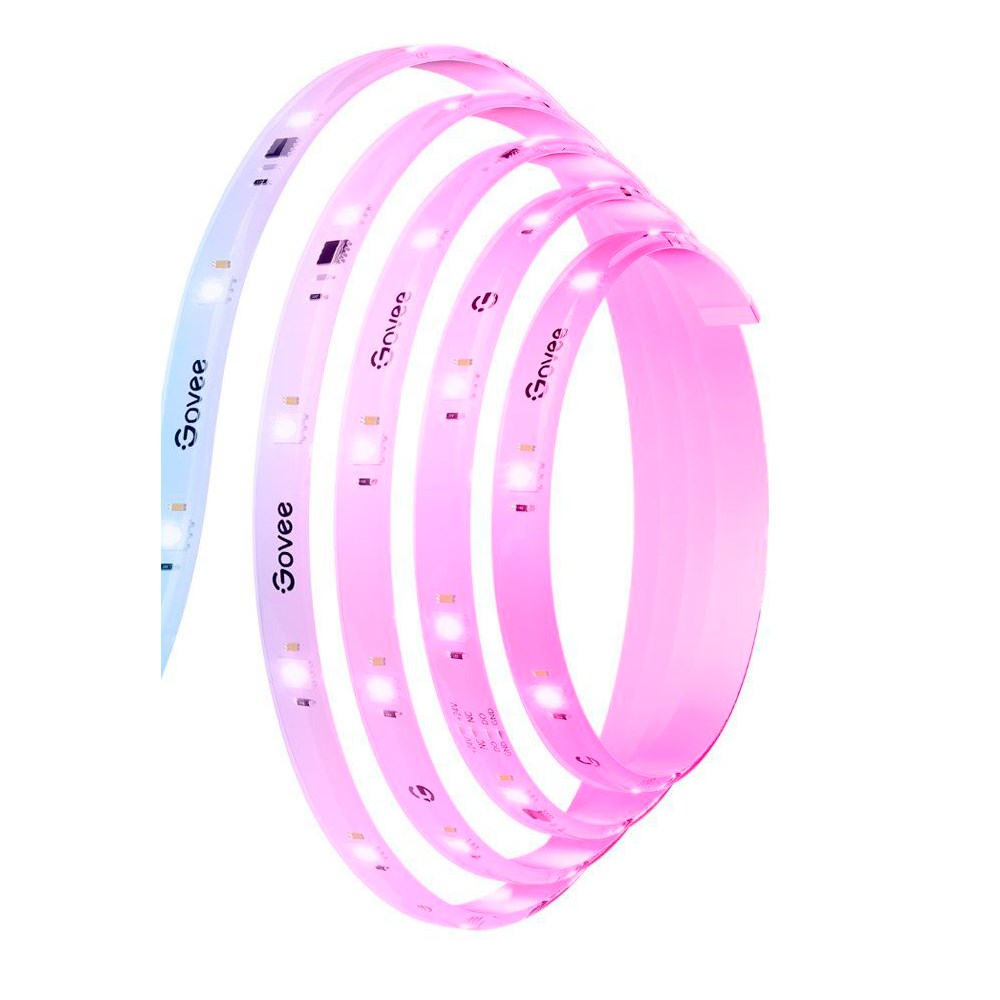 Govee Wi-Fi + Bluetooth RGBIC LED Strip-lys - 10m - Hvit