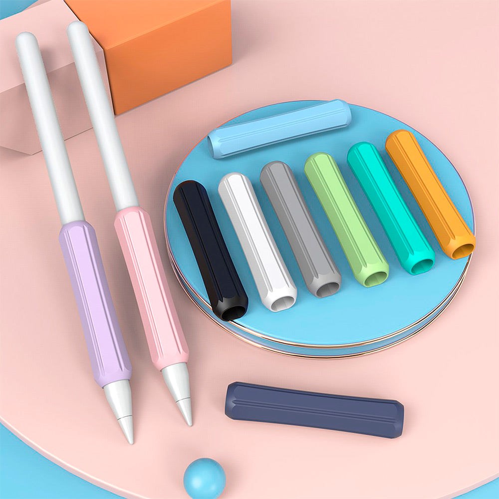 Stoyobe Blødt Silikone Holder til Apple Pencil 1/2 & Huawei M-Pencil - Orange