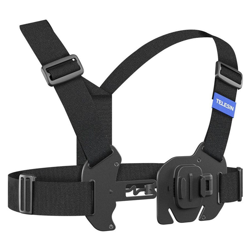 TELESIN Chest Strap Holder til Action Kamera - Sort