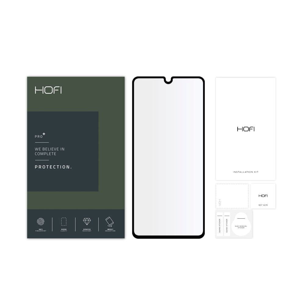 Samsung Galaxy A33 (5G) Hofi Glass Pro+ Skærmbeskyttelse - Case Friendly - Sort Kant