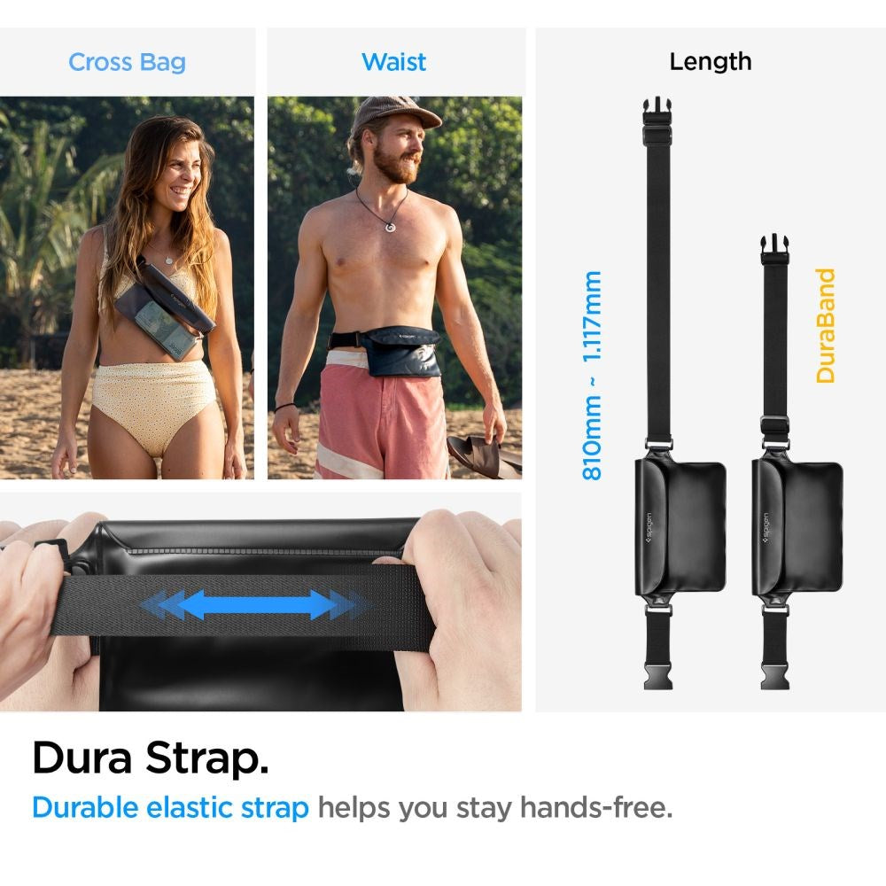 Spigen A620 Aqua Shield vanntett belteveske - svart