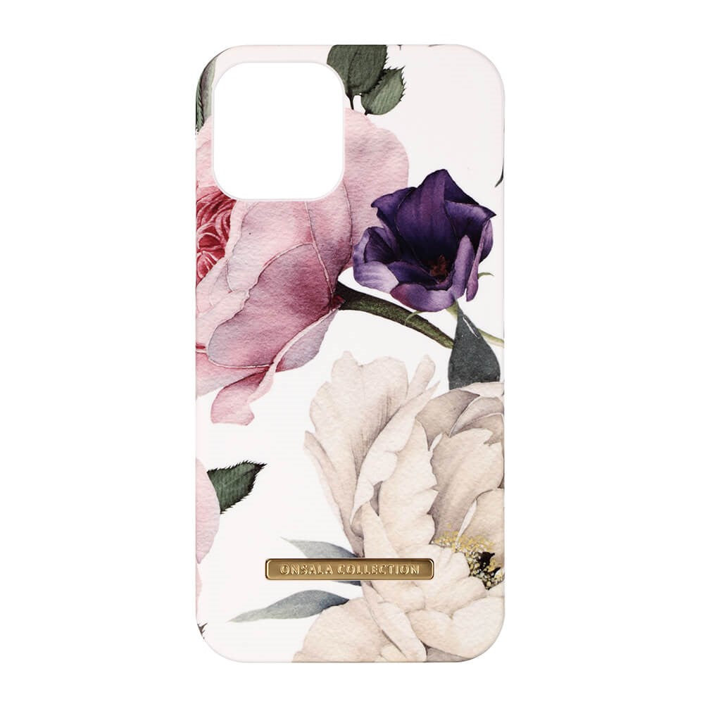 GEAR Onsala Collection iPhone 12 / 12 Pro Cover m. Magnet - Soft Rose Garden
