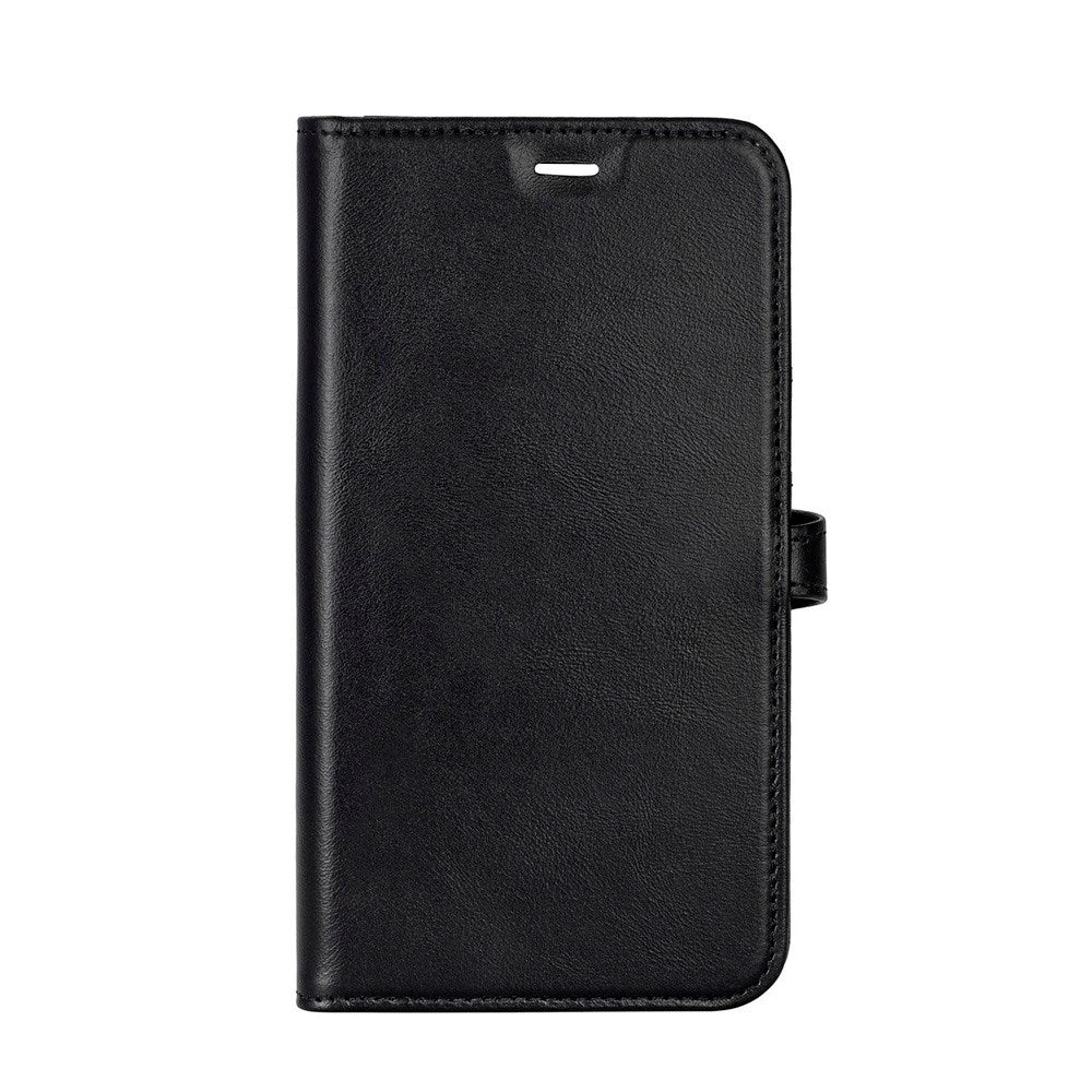 Buffalo iPhone Air Ægte Læder Flip Cover - Sort