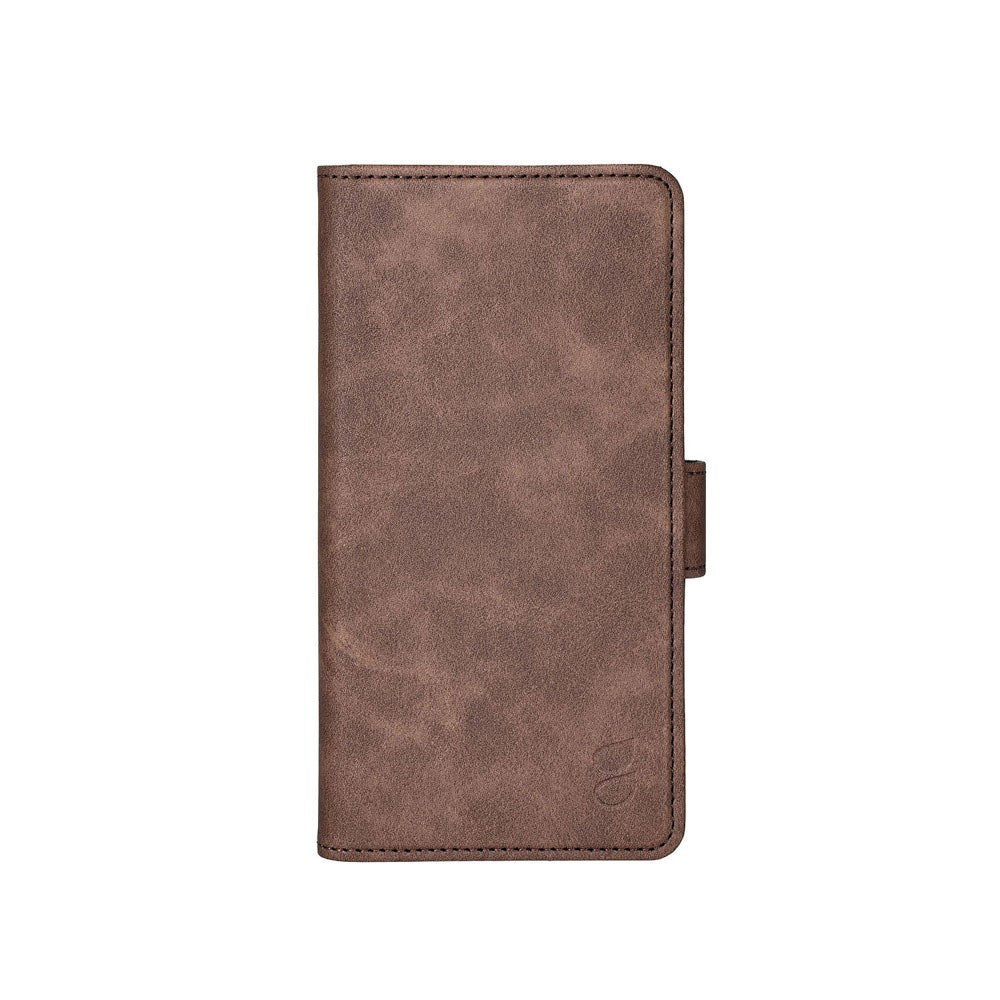 GEAR Samsung Galaxy S26 Kunstlæder Flip Cover m. Kortholder & Ståfunktion - MagSafe Kompatibel - Brun