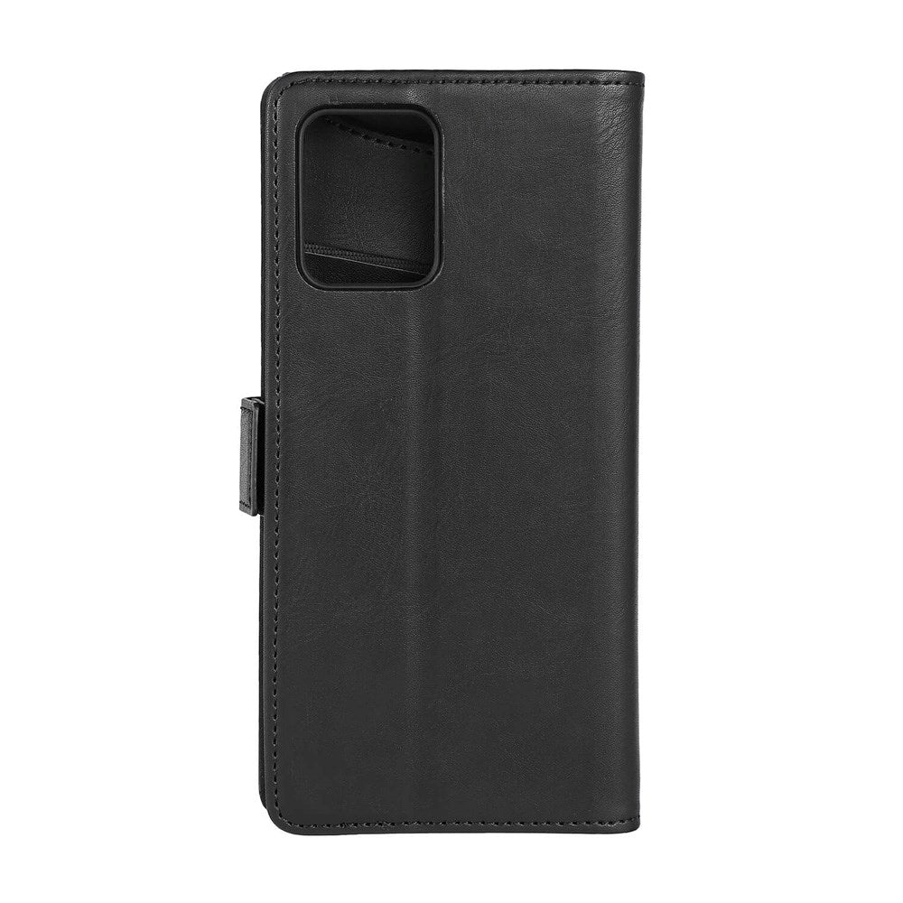 Motorola Moto G55 (5G) GEAR Vegan Leather Flip Cover m. Lommebok - Svart