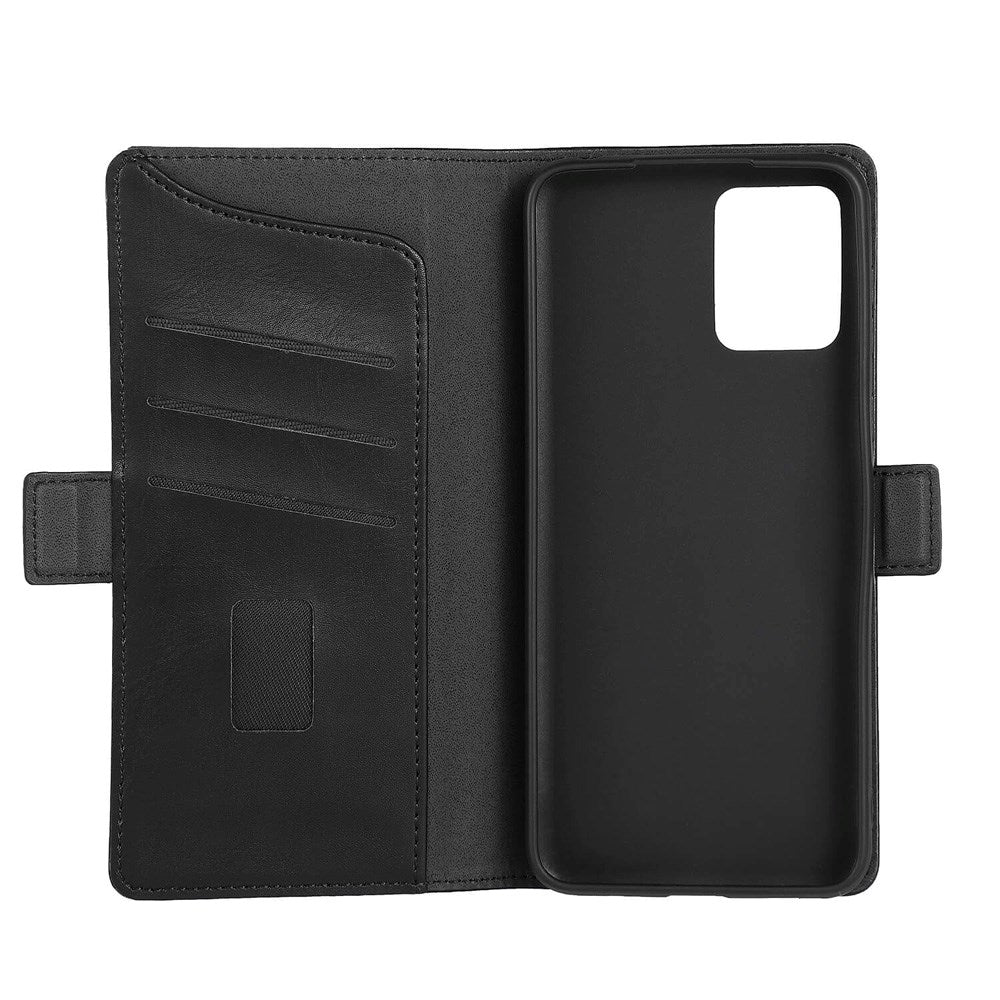 Motorola Moto G55 (5G) GEAR Vegan Leather Flip Cover m. Lommebok - Svart