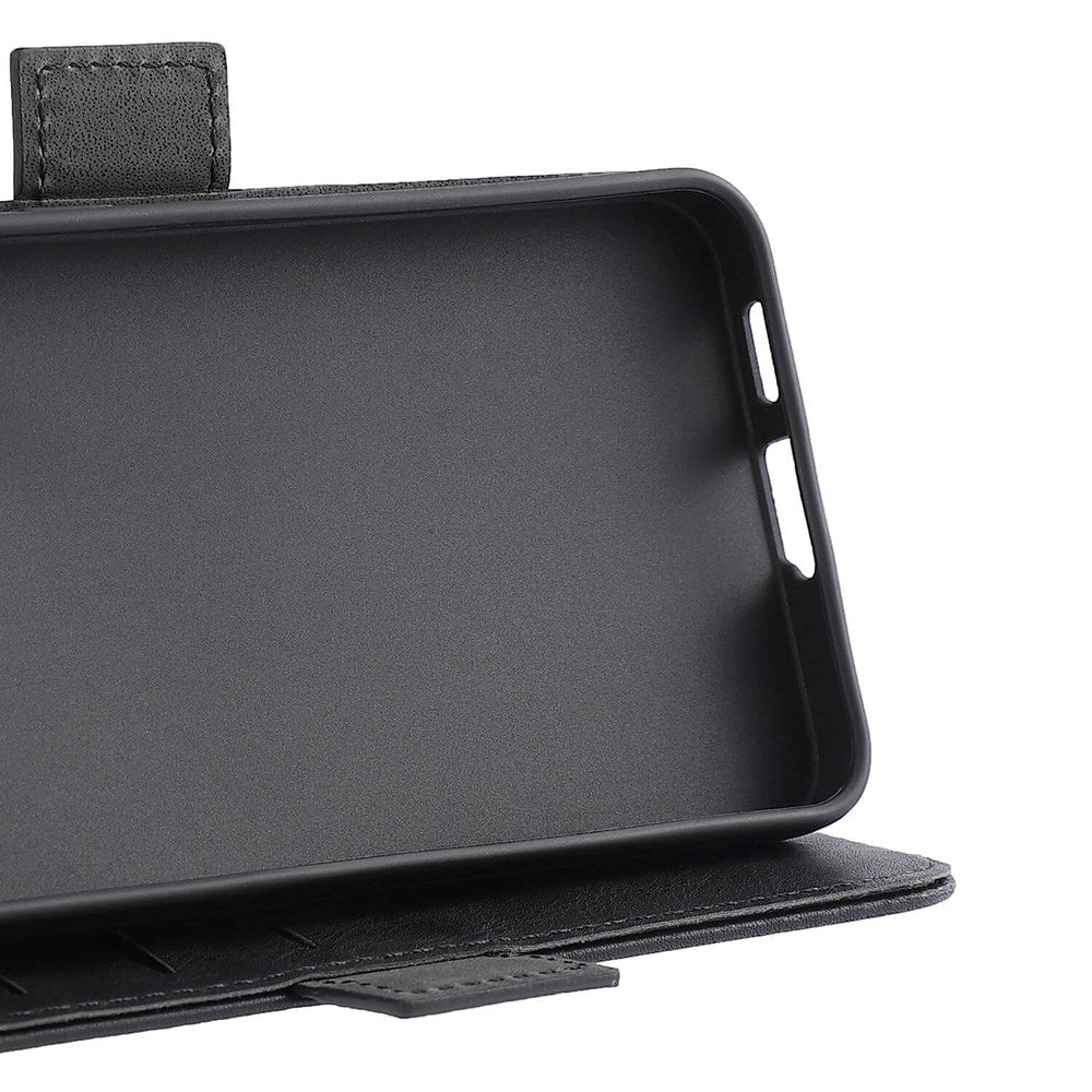 Samsung Galaxy A16 (4G/5G) GEAR Vegan Leather Flip Cover m. Lommebok - Svart